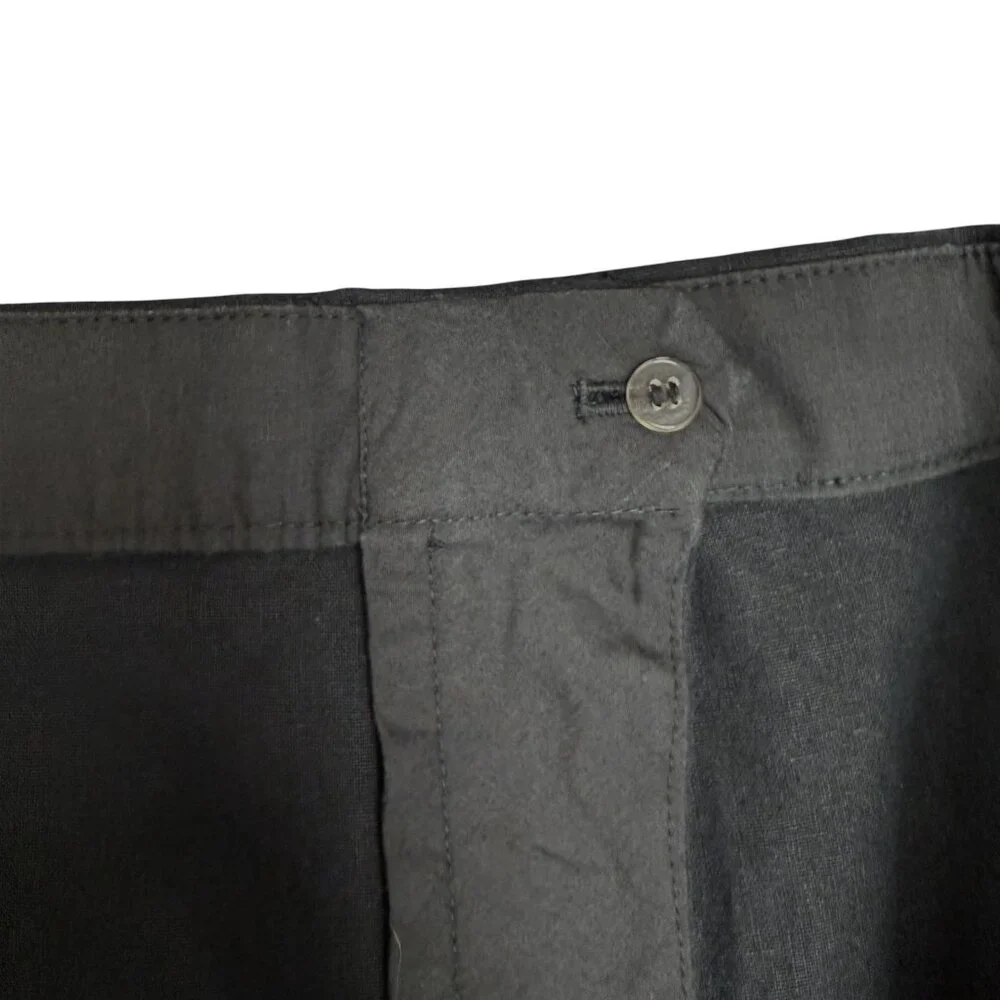 J. CREW Women's EUC Linen-Cotton Sailor Pants Black | Size‎ 20